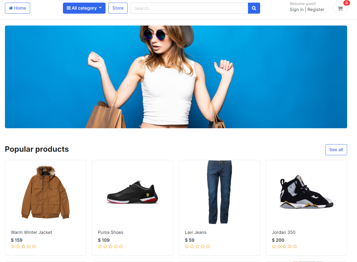 StoreFront Ecommerce