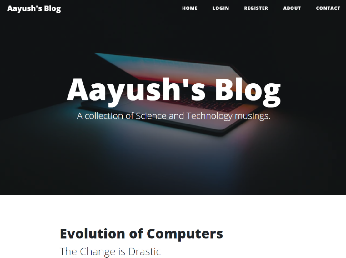 My Personal Blog